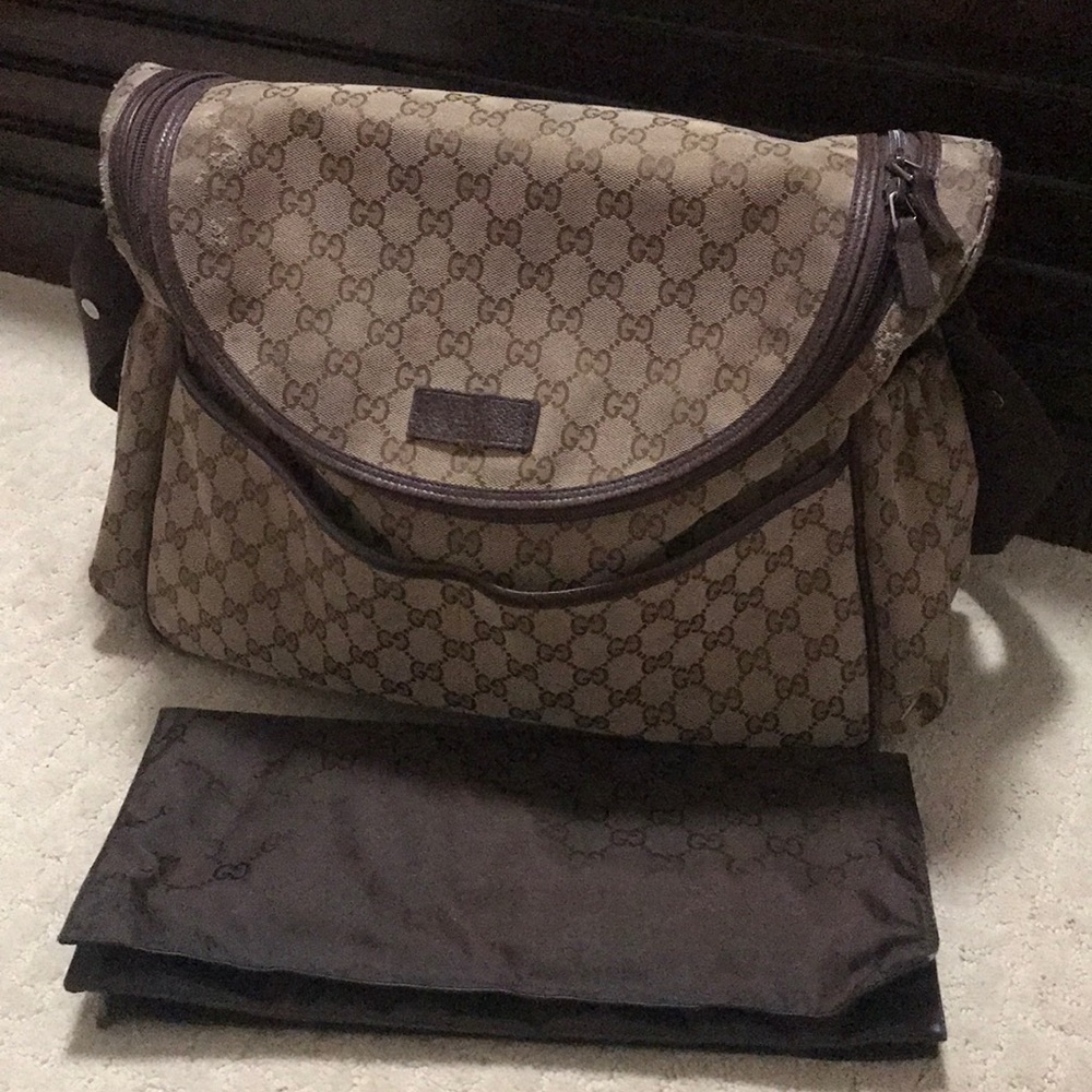 Gucci Diaper Bag w/ changing pad
